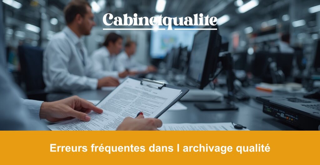 Erreurs fréquentes dans l archivage qualité