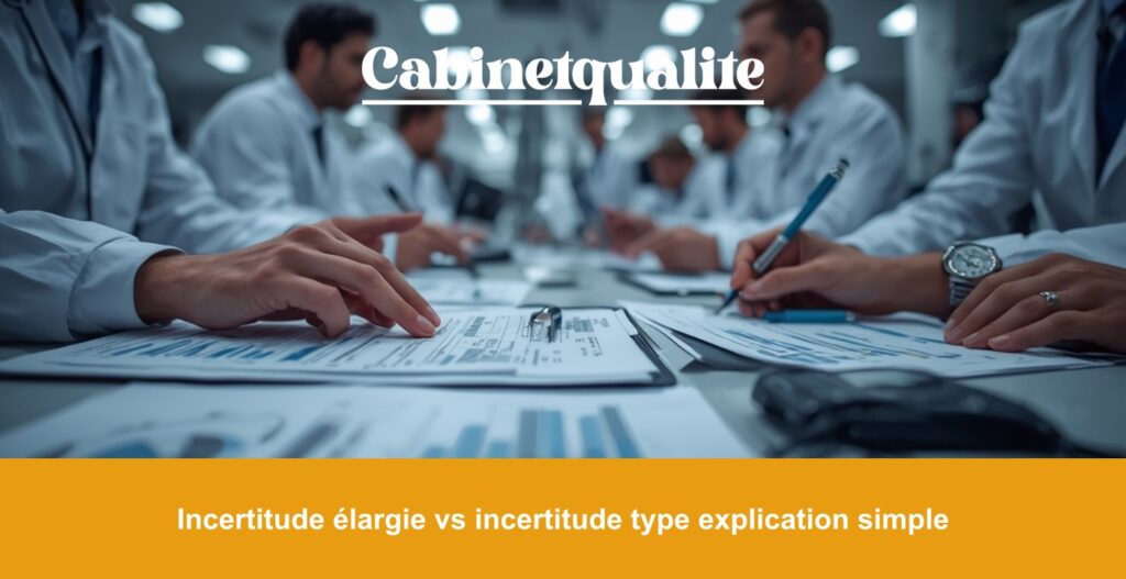 Incertitude élargie vs incertitude type explication simple