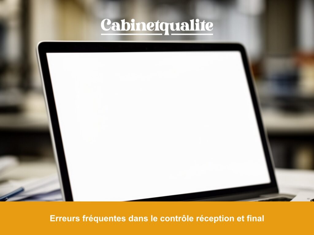 Erreurs fréquentes dans le contrôle réception et final