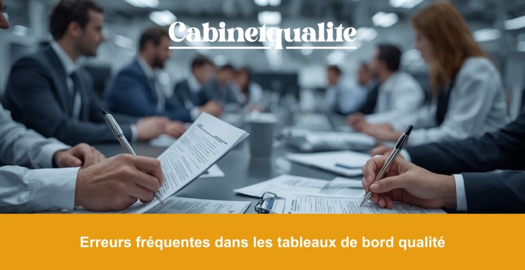 Erreurs fréquentes dans les tableaux de bord qualité