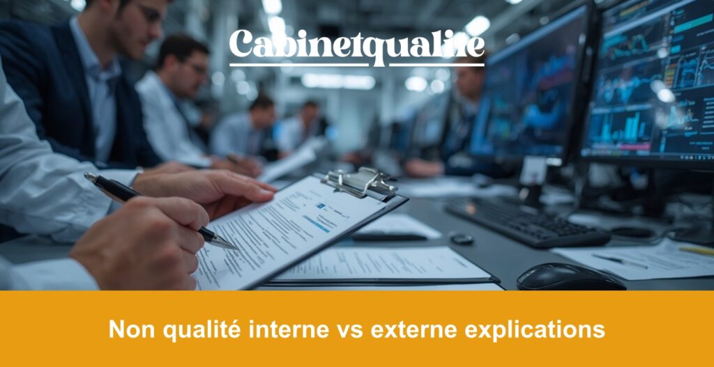 Non qualité interne vs externe explications