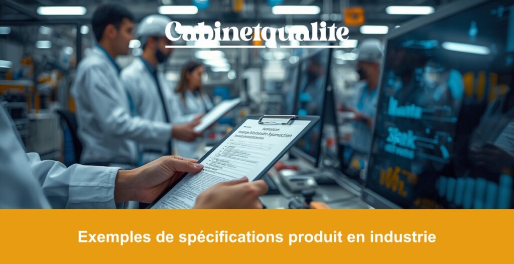 Exemples de spécifications produit en industrie