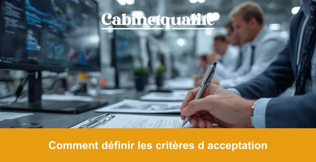 Comment définir les critères d acceptation