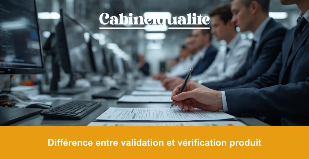 Différence entre validation et vérification produit