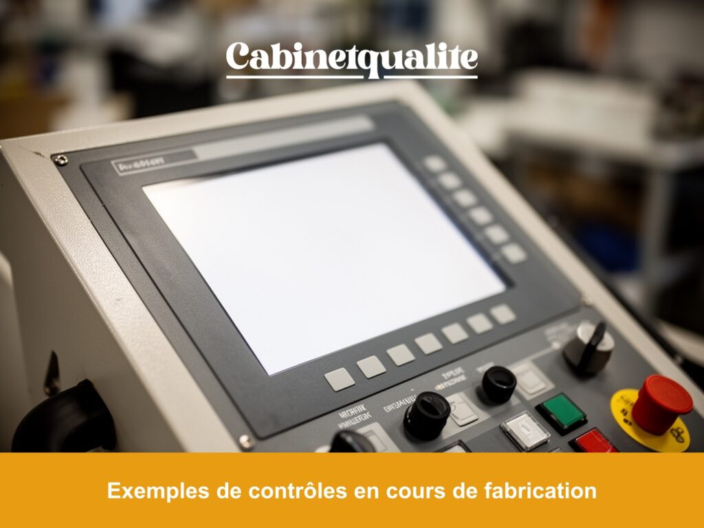 Exemples de contrôles en cours de fabrication
