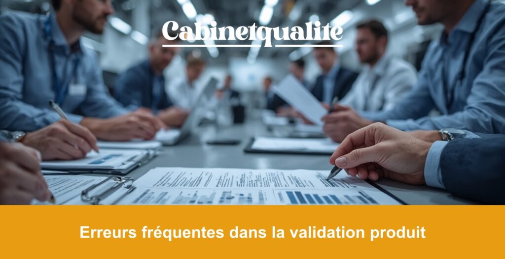 Erreurs fréquentes dans la validation produit