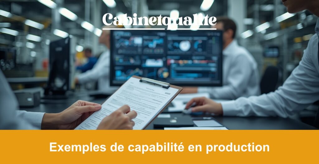 Exemples de capabilité en production
