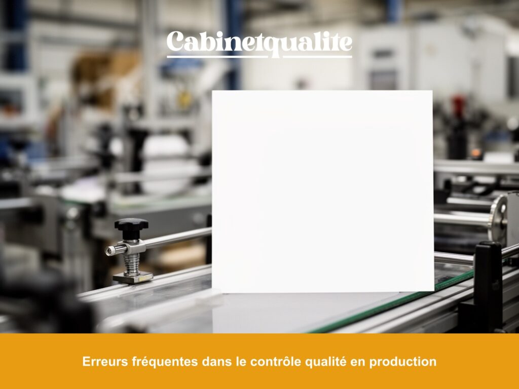 Erreurs fréquentes dans le contrôle qualité en production