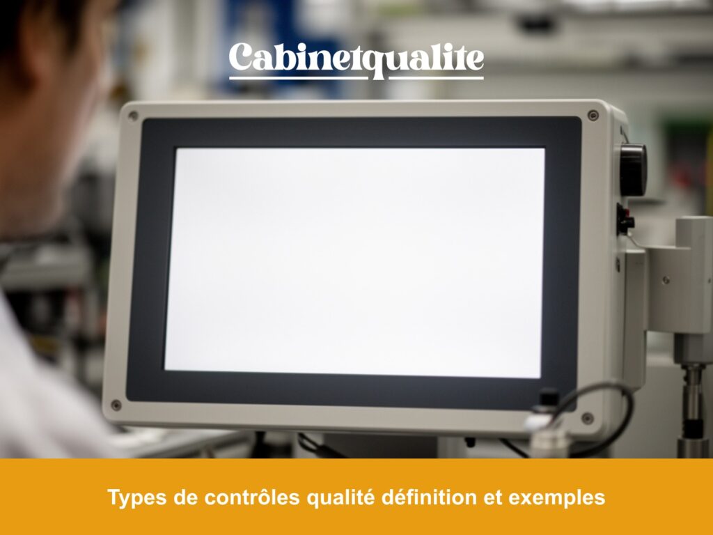 Types de contrôles qualité définition et exemples