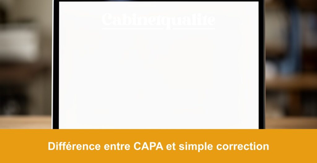 Différence entre CAPA et simple correction