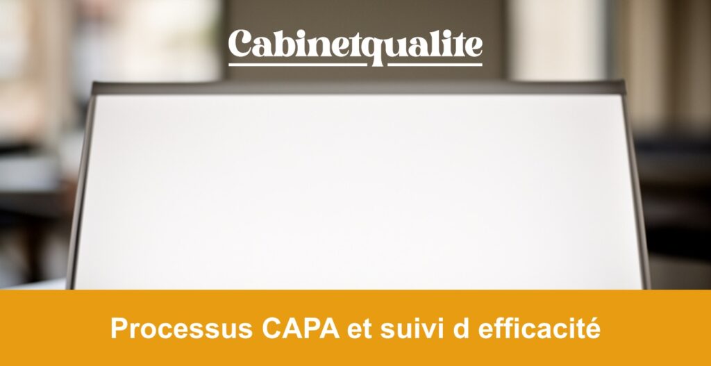 Processus CAPA et suivi d efficacité