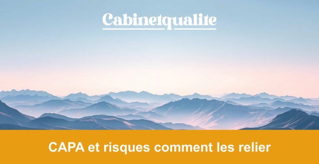 CAPA et risques comment les relier
