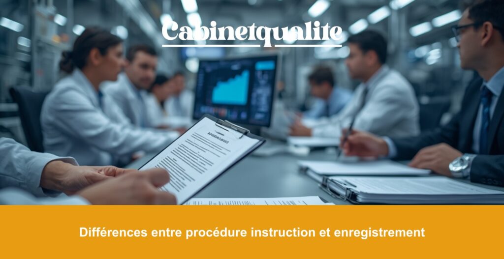 Différences entre procédure instruction et enregistrement