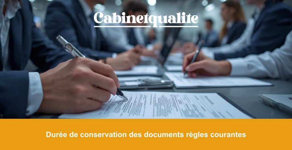 Durée de conservation des documents règles courantes