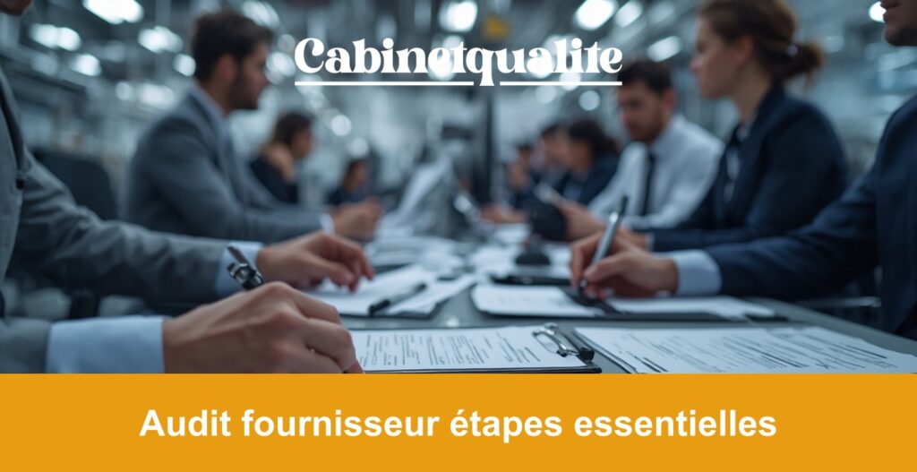 Audit fournisseur étapes essentielles