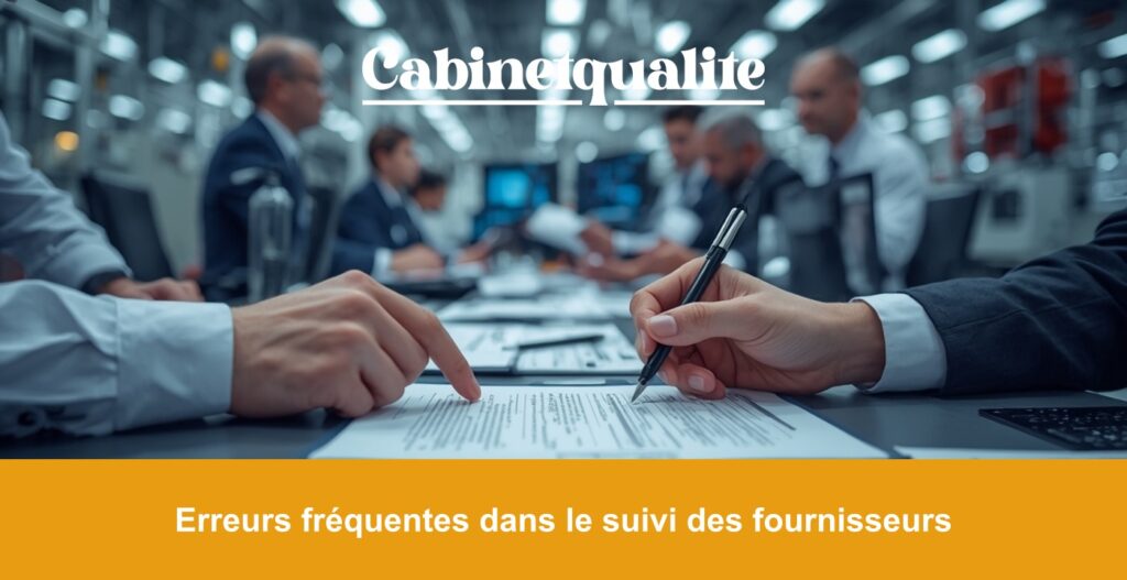 Erreurs fréquentes dans le suivi des fournisseurs