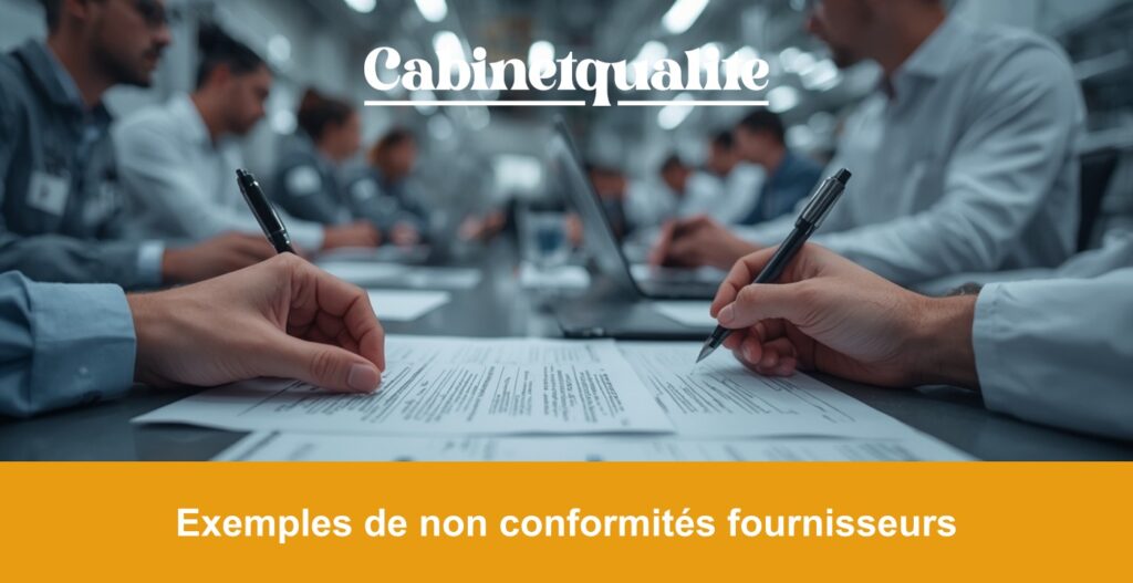 Exemples de non conformités fournisseurs