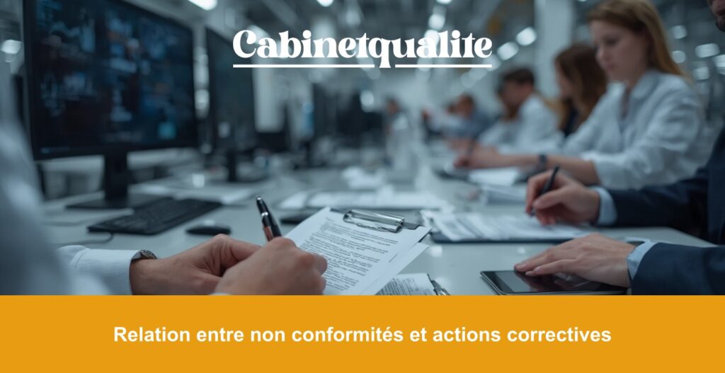 Relation entre non conformités et actions correctives