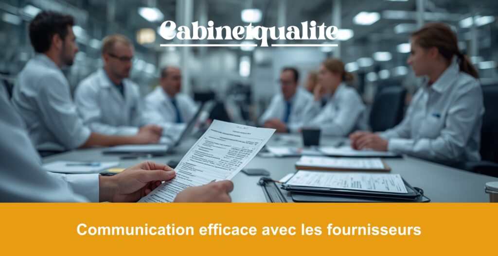 Communication efficace avec les fournisseurs