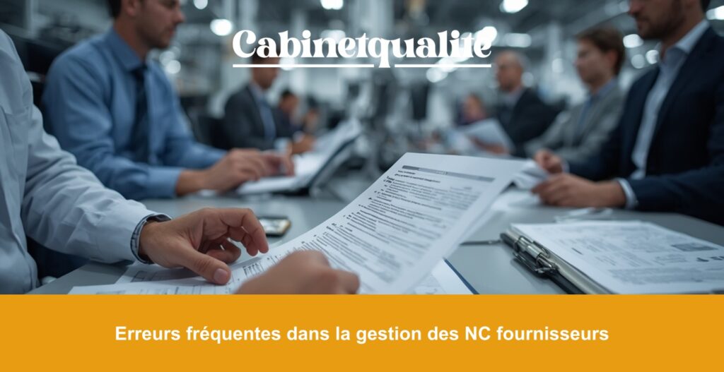 Erreurs fréquentes dans la gestion des NC fournisseurs
