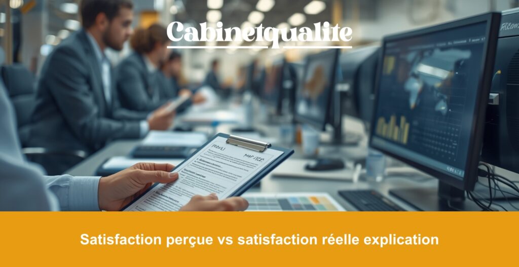 Satisfaction perçue vs satisfaction réelle explication